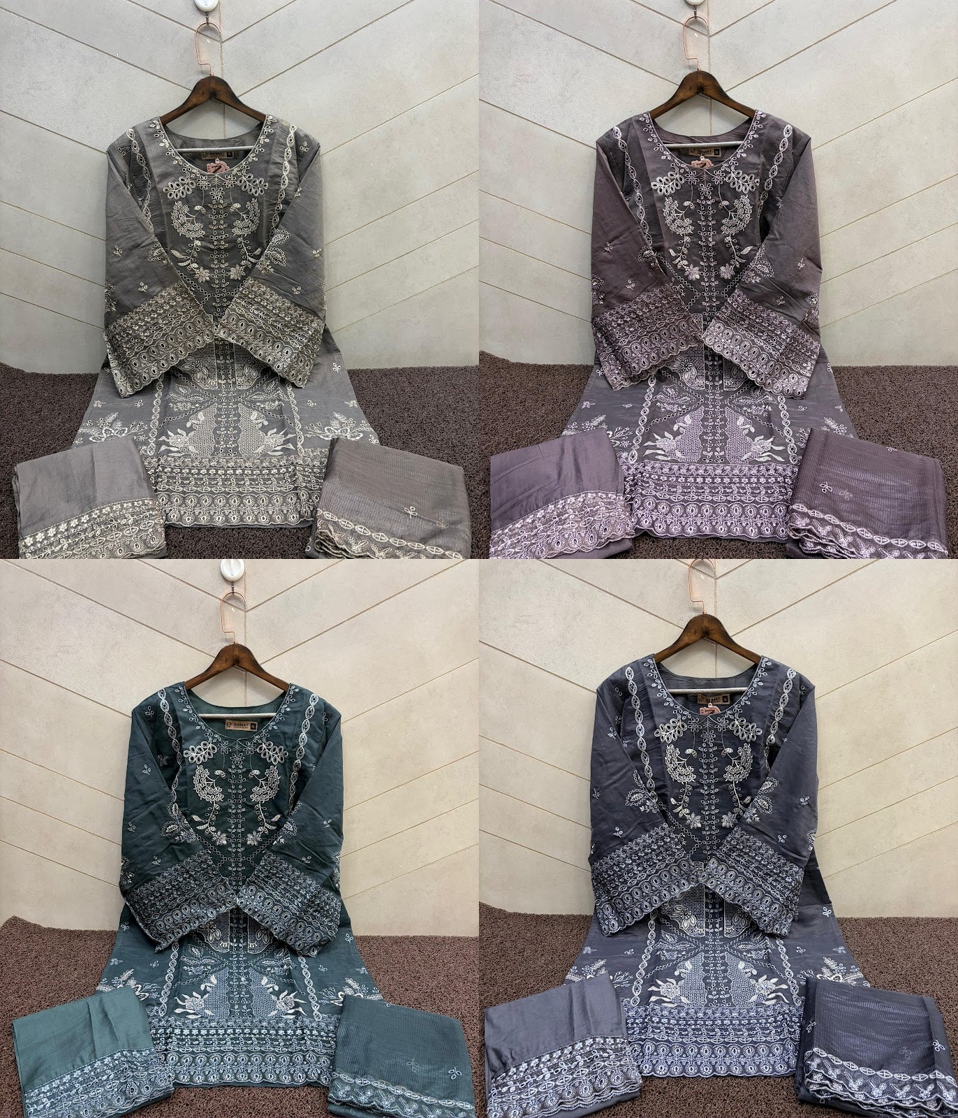 Nfs 1205 Naimat Fashion Studio Pakistani Readymade Suits Wholesaler Gujarat