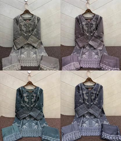 Nfs 1205 Naimat Fashion Studio Pakistani Readymade Suits Wholesaler Gujarat