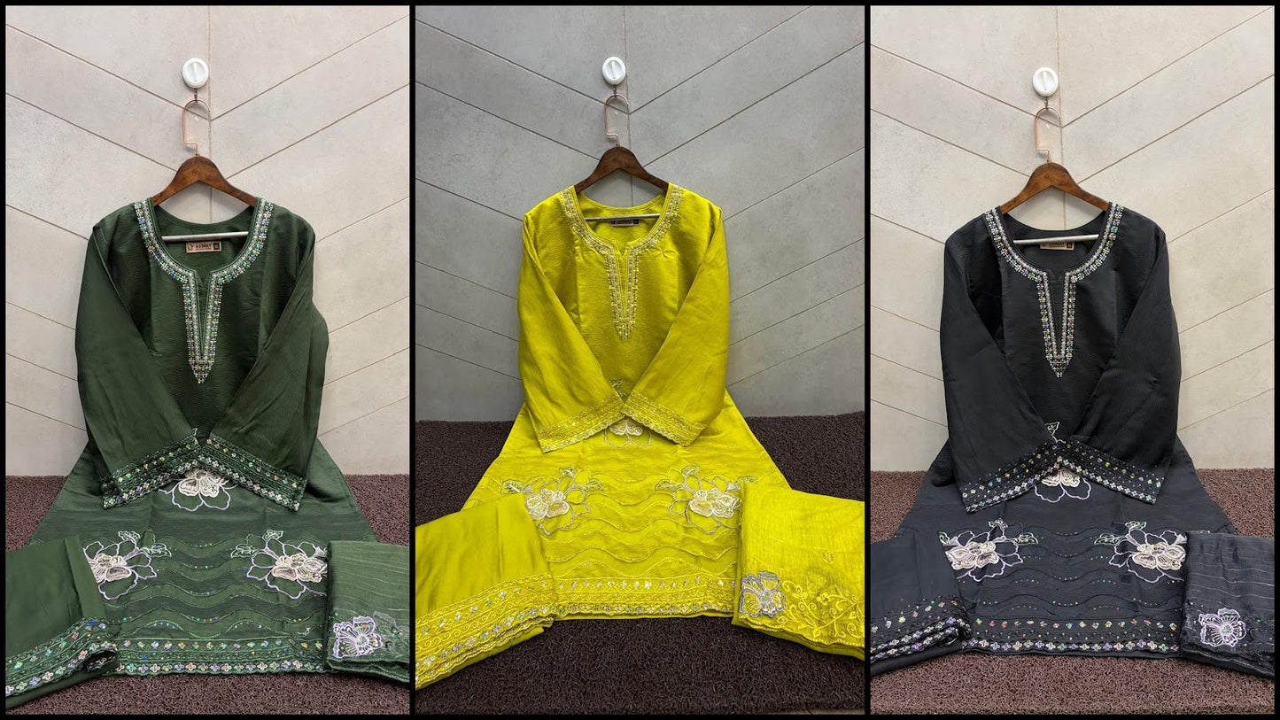 Nfs 1206 Naimat Fashion Studio Cotton Pakistani Readymade Suits Wholesale