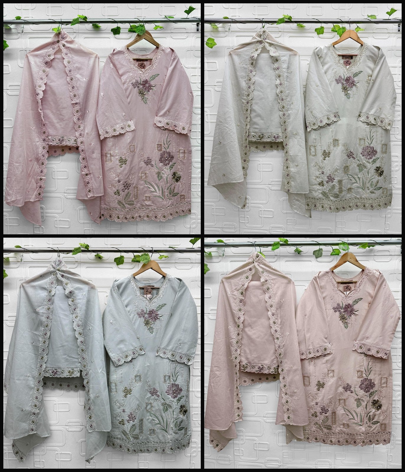Nfs 1210 Naimat Fashion Studio Cambric Cotton Pakistani Readymade Suits Supplier