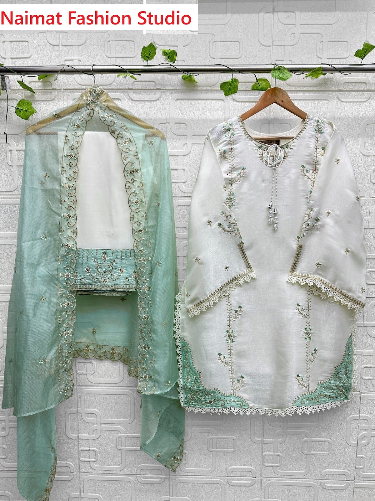 Nfs 1211 Naimat Fashion Studio Roman Pakistani Readymade Suits Wholesale Price