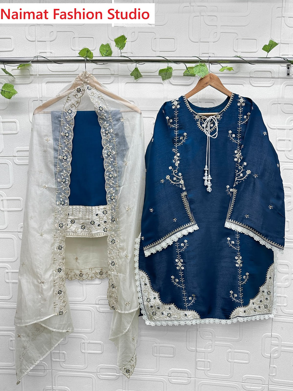 Nfs 1211 Naimat Fashion Studio Roman Pakistani Readymade Suits Wholesale Price