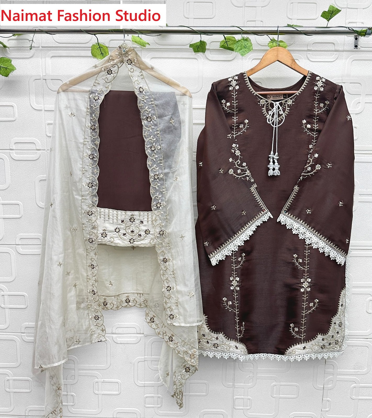 Nfs 1211 Naimat Fashion Studio Roman Pakistani Readymade Suits Wholesale Price