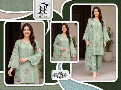 Nfs 1212 Naimat Fashion Studio Roman Pakistani Readymade Suits Exporter