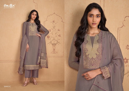 Nicole Omtex Silk Tissue Pant Style Suits Exporter Gujarat