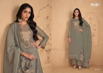 Nicole Omtex Silk Tissue Pant Style Suits Exporter Gujarat