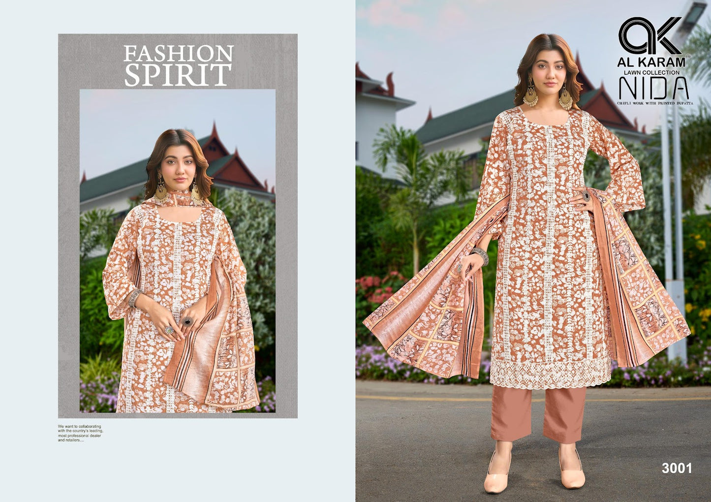 Nida Al Karam Pure Cotton Karachi Salwar Suits Manufacturer India