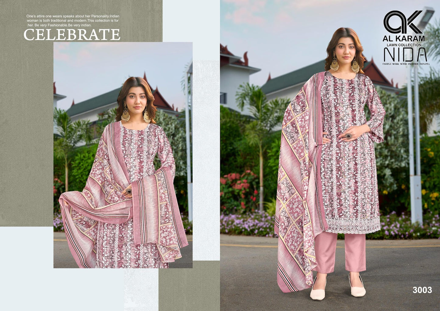 Nida Al Karam Pure Cotton Karachi Salwar Suits Manufacturer India