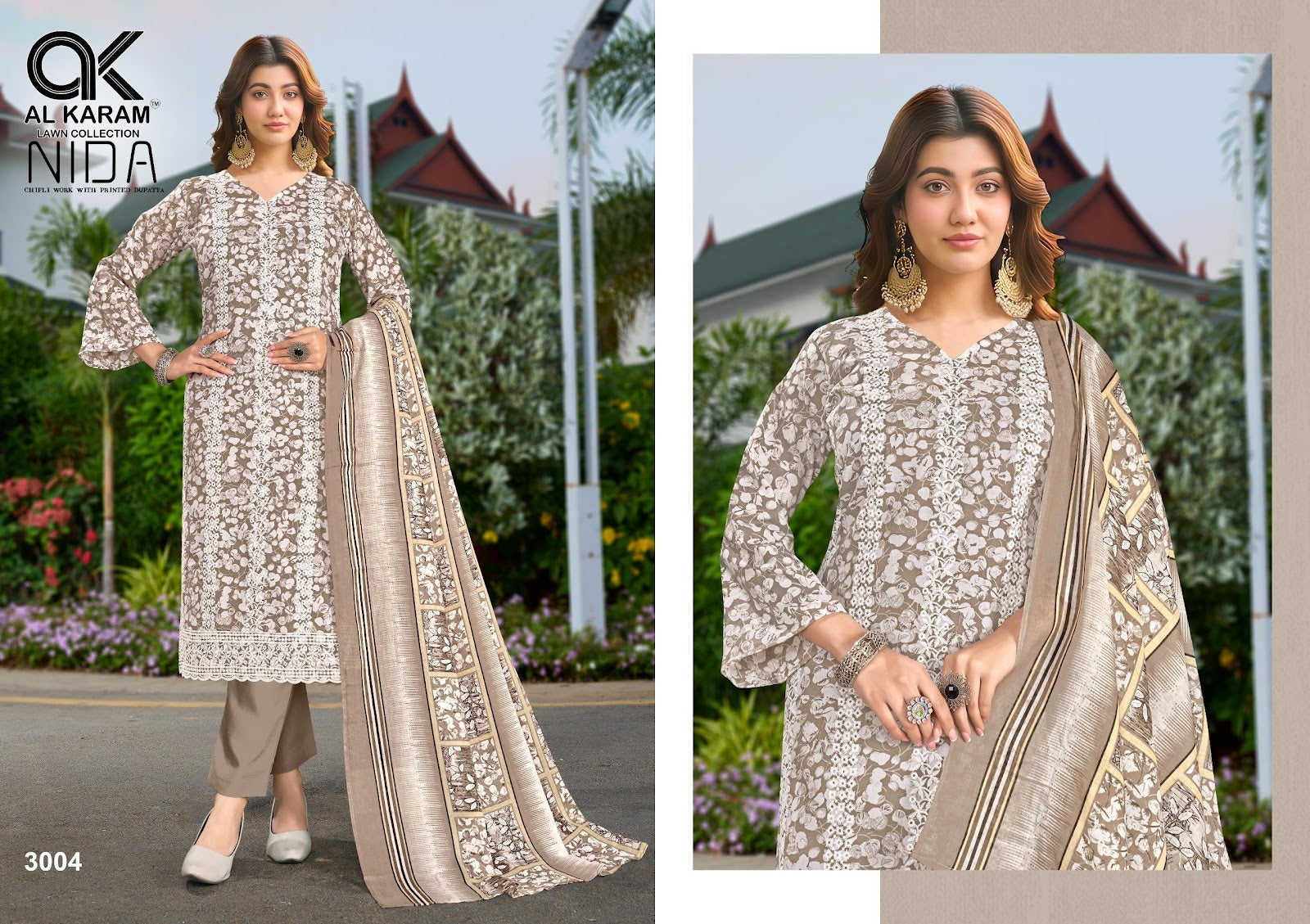 Nida Al Karam Pure Cotton Karachi Salwar Suits Manufacturer India