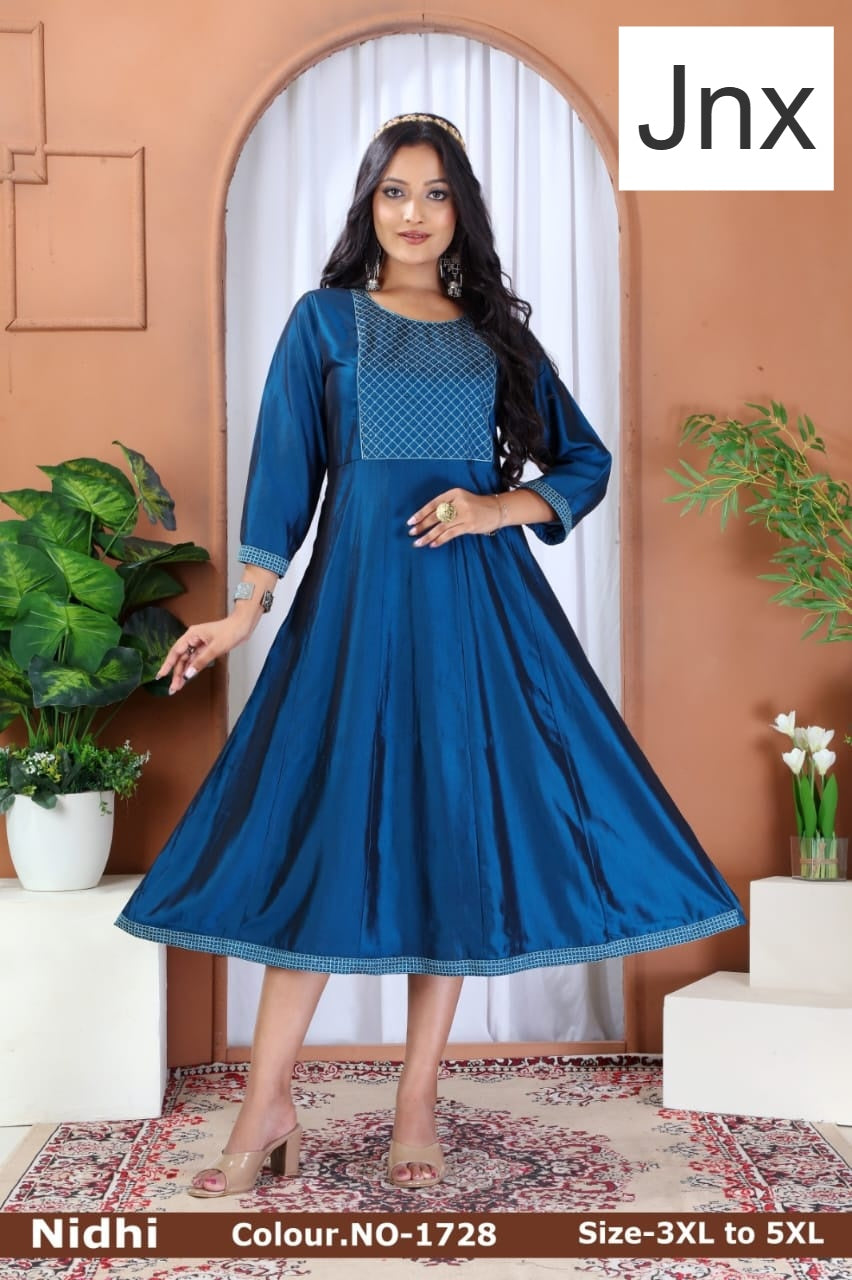 Nidhi 050126 Jnx Anarkali Kurtis Supplier