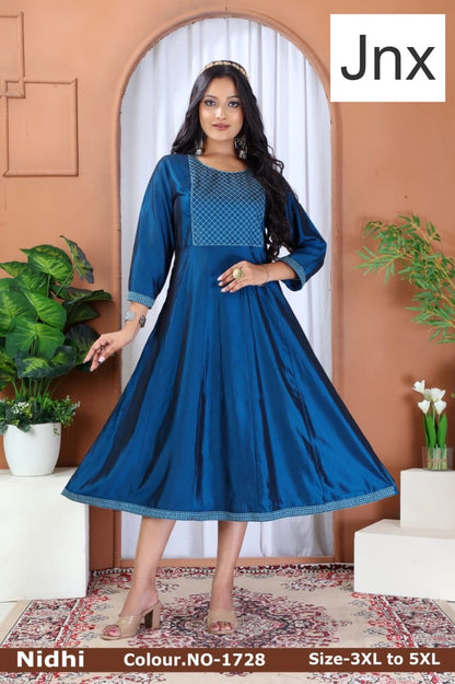Nidhi 050126 Jnx Anarkali Kurtis Supplier