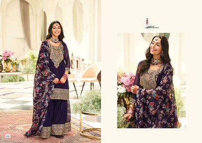 Nidhi Eba Lifestyle Organza Pakistani Readymade Suits Supplier