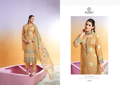 Nidhi Rupali Muslin Pant Style Suits Supplier Gujarat