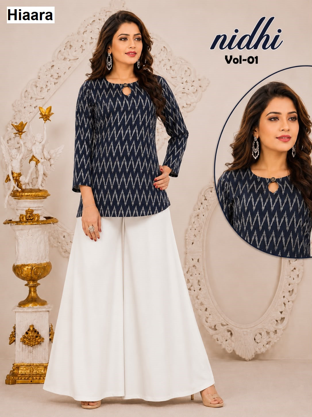Nidhi Vol 1 Hiaara Rayon 14Kg Short Kurtis Exporter