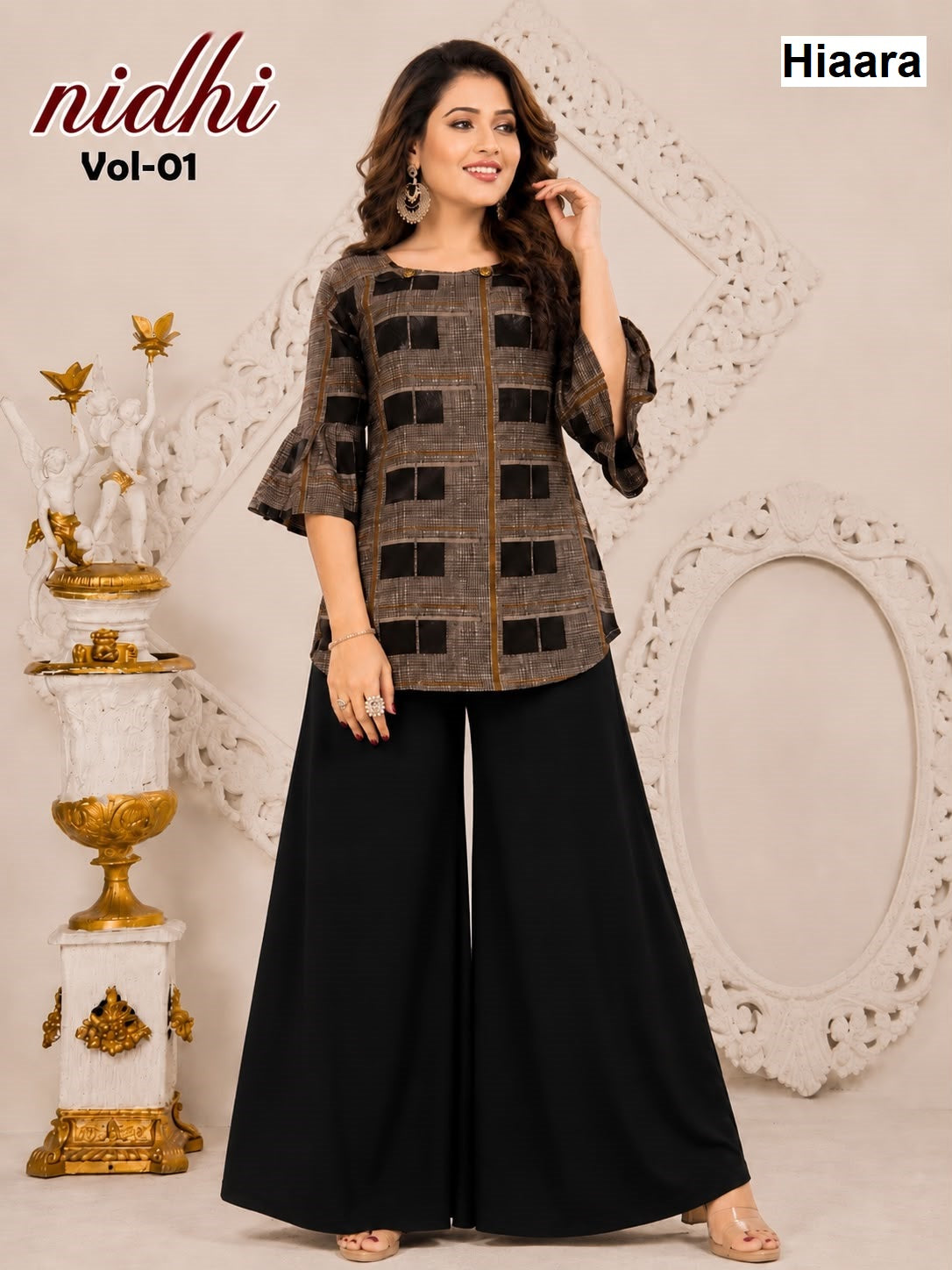 Nidhi Vol 1 Hiaara Rayon 14Kg Short Kurtis Exporter