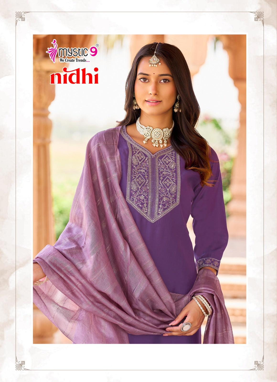 Nidhi Vol 1 Mystic 9 Roman Silk Readymade Pant Style Suits Wholesale Price