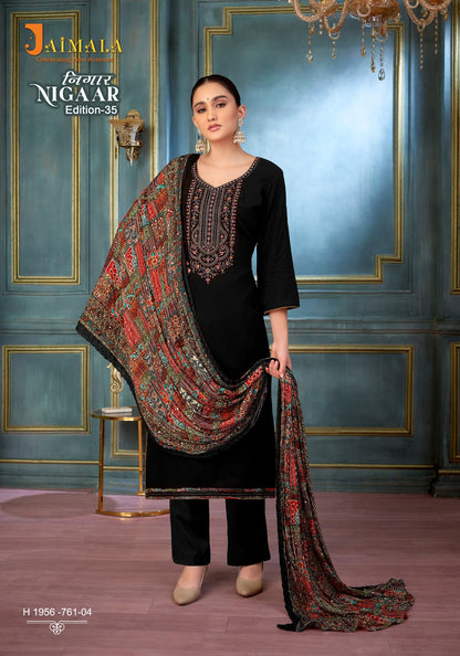 Nigaar Edition 35 Jaimala Reyon Pant Style Suits Wholesale