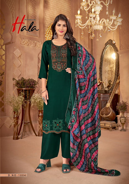 Nigaar New Edition Hala Reyon Karachi Salwar Suits Manufacturer India