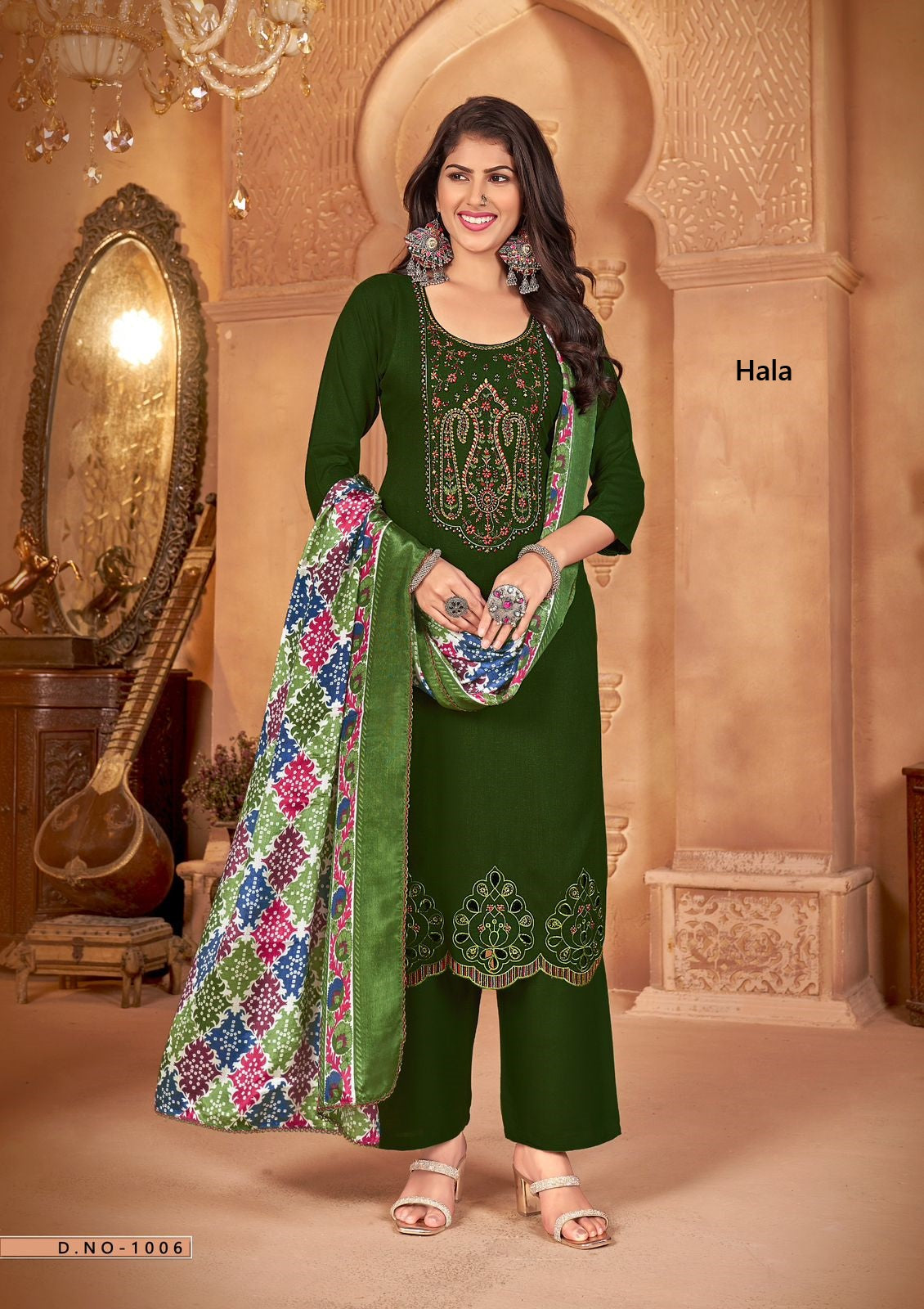 Nigaar New Edition Hala Reyon Karachi Salwar Suits Manufacturer India