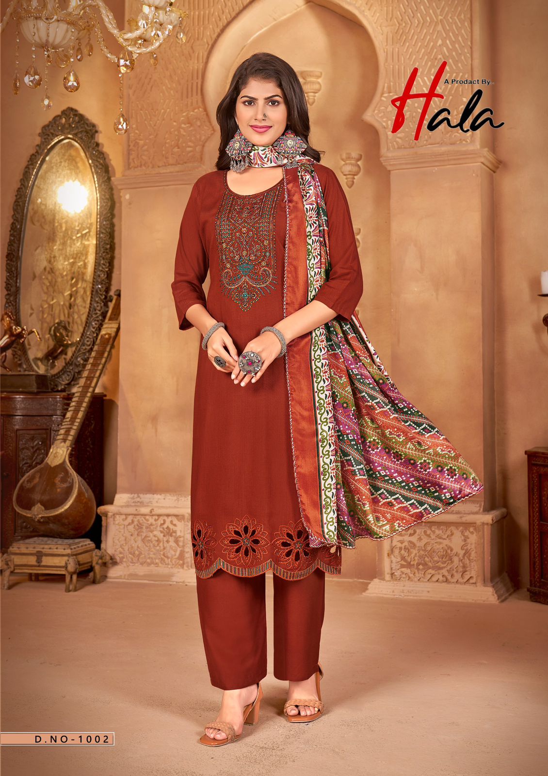 Nigaar New Edition Hala Reyon Karachi Salwar Suits Manufacturer India