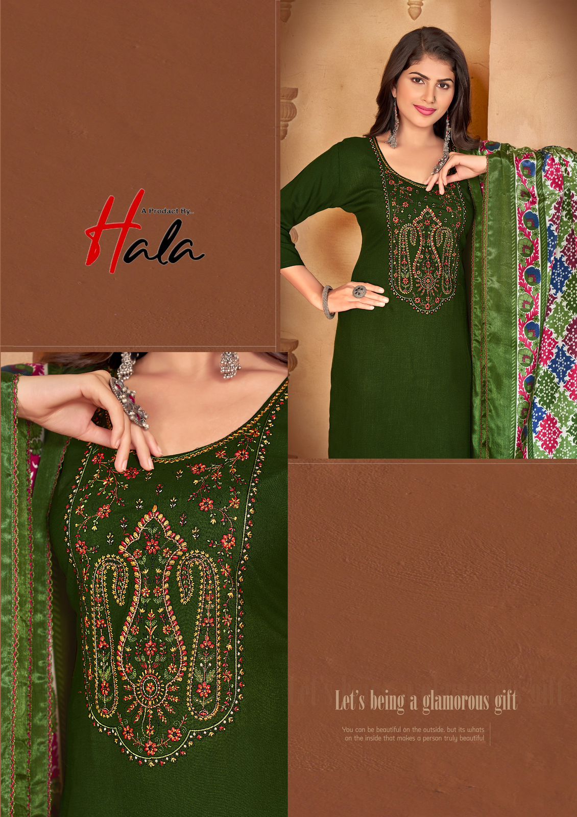Nigaar New Edition Hala Reyon Karachi Salwar Suits Manufacturer India