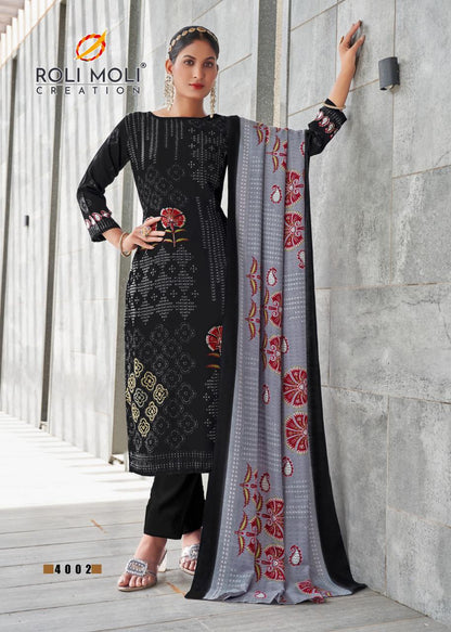 Nigaar Roli Moli Pashmina Suits Supplier Gujarat