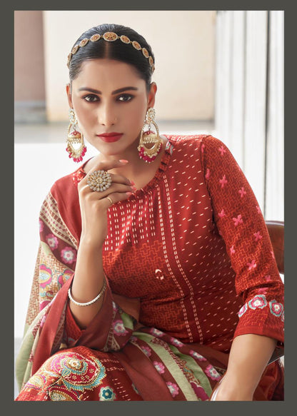 Nigaar Roli Moli Pashmina Suits Supplier Gujarat