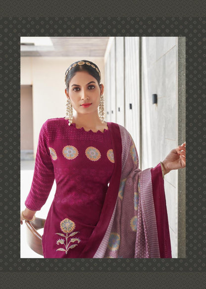 Nigaar Roli Moli Pashmina Suits Supplier Gujarat