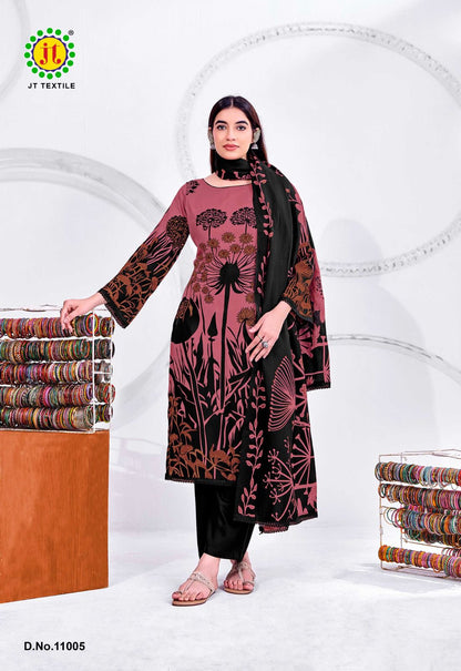 Nigaar Vol 11 Jt Rayon Pant Style Suits Wholesale