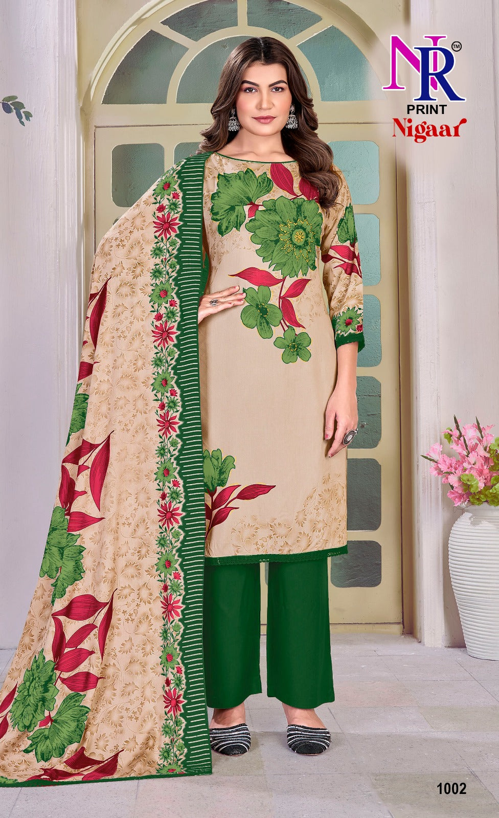 Nigaar Vol 1 Nr Print Rayon Pant Style Suits Manufacturer Ahmedabad