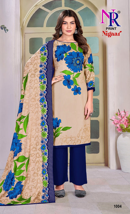 Nigaar Vol 1 Nr Print Rayon Pant Style Suits Manufacturer Ahmedabad