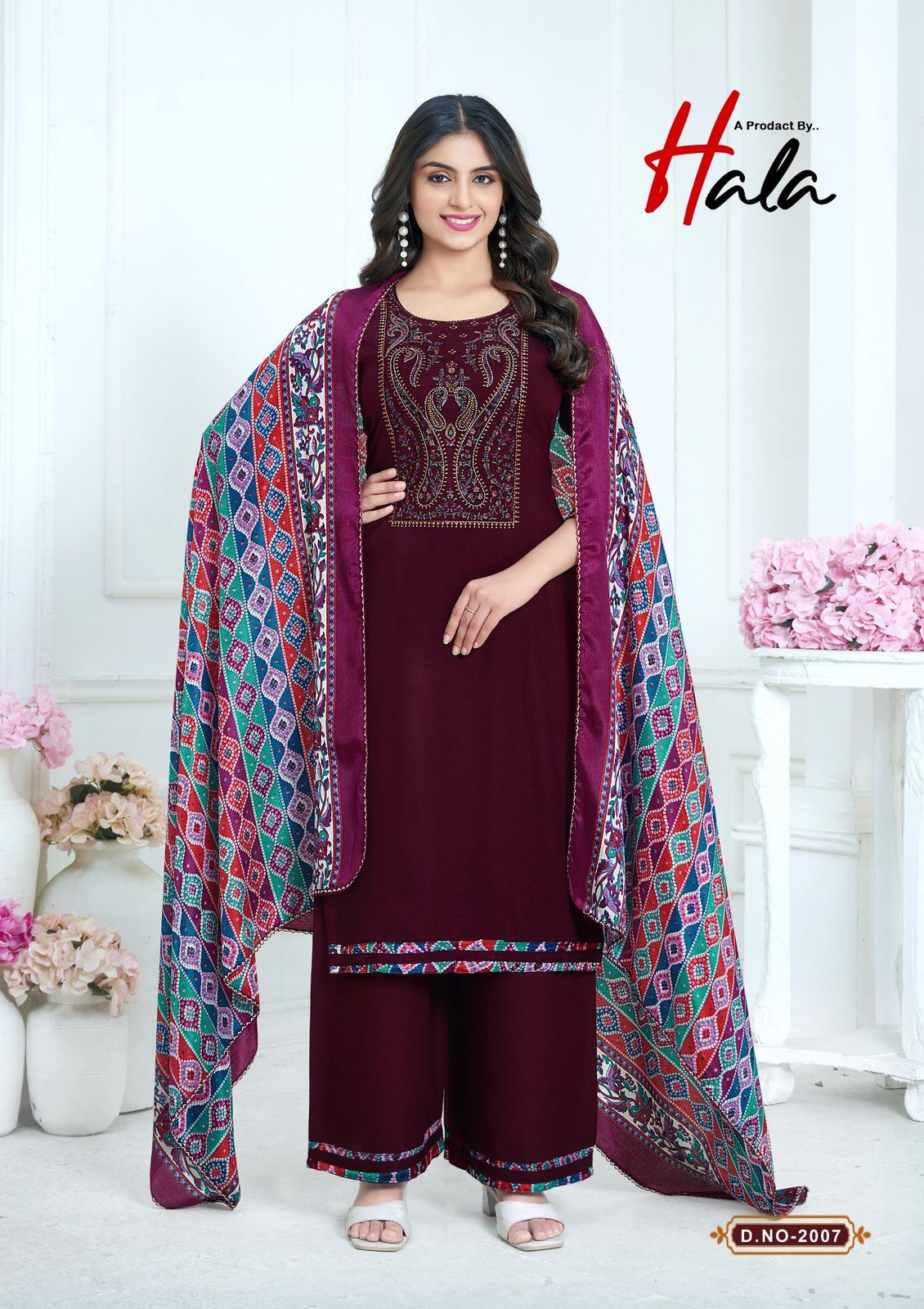 Nigaar Vol 2 Hala Reyon Karachi Salwar Suits Supplier Gujarat