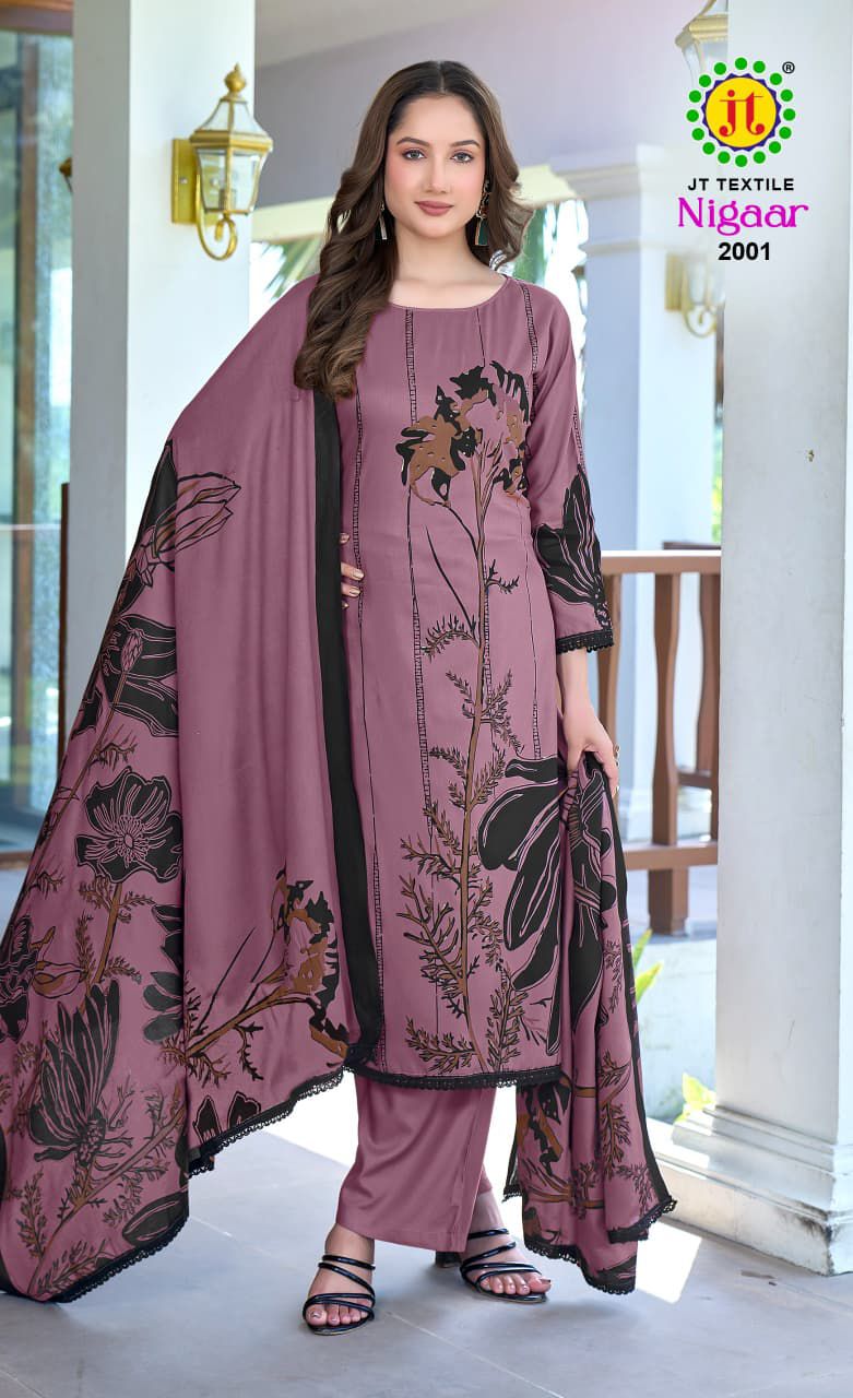 Nigaar Vol 2 Jt Rayon Pant Style Suits Wholesale Price