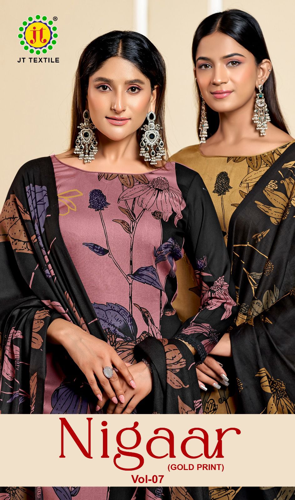 Nigaar Vol 7 Jt Rayon Pant Style Suits Supplier