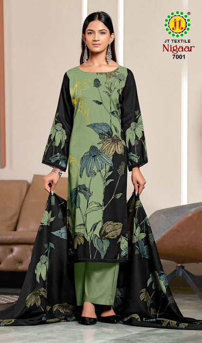 Nigaar Vol 7 Jt Rayon Pant Style Suits Supplier
