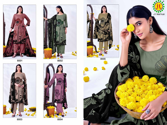Nigaar Vol 8 Jt Rayon Pant Style Suits Wholesale Price