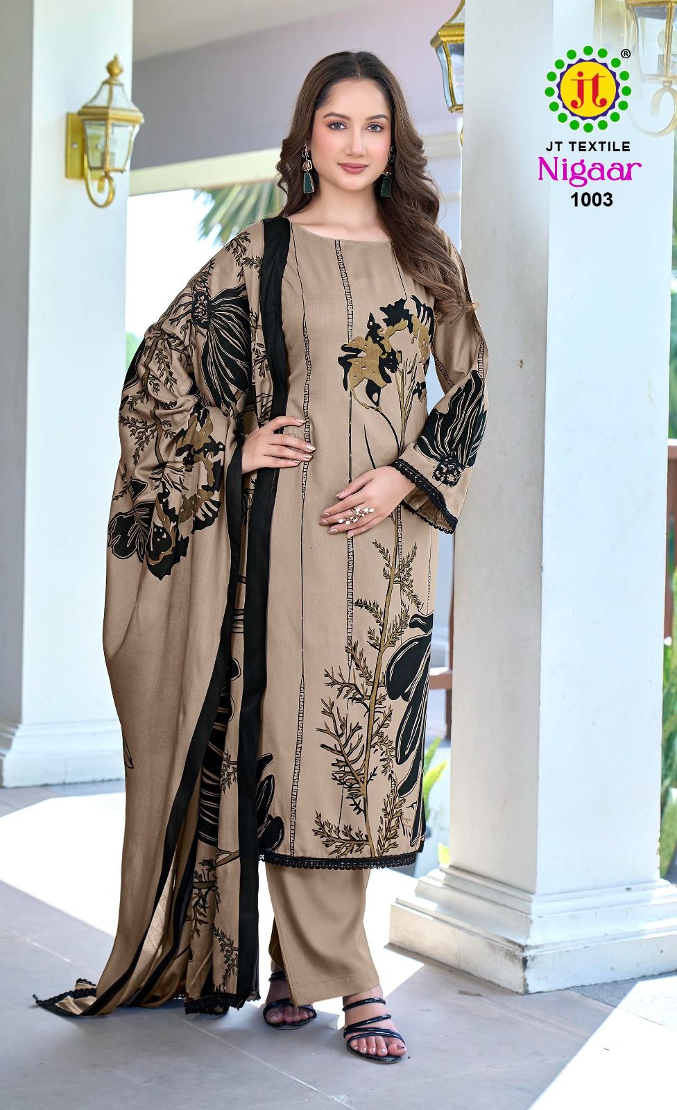 Nigaar Vol 1 Jt Rayon Pant Style Suits Wholesaler Ahmedabad