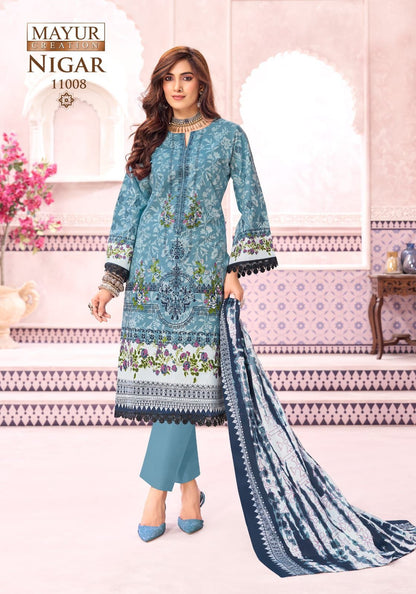 Nigar Vol 11 Mayur Creation Cotton Karachi Salwar Suits Manufacturer India