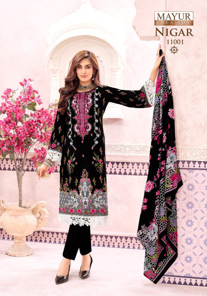 Nigar Vol 11 Mayur Creation Cotton Karachi Salwar Suits Manufacturer India