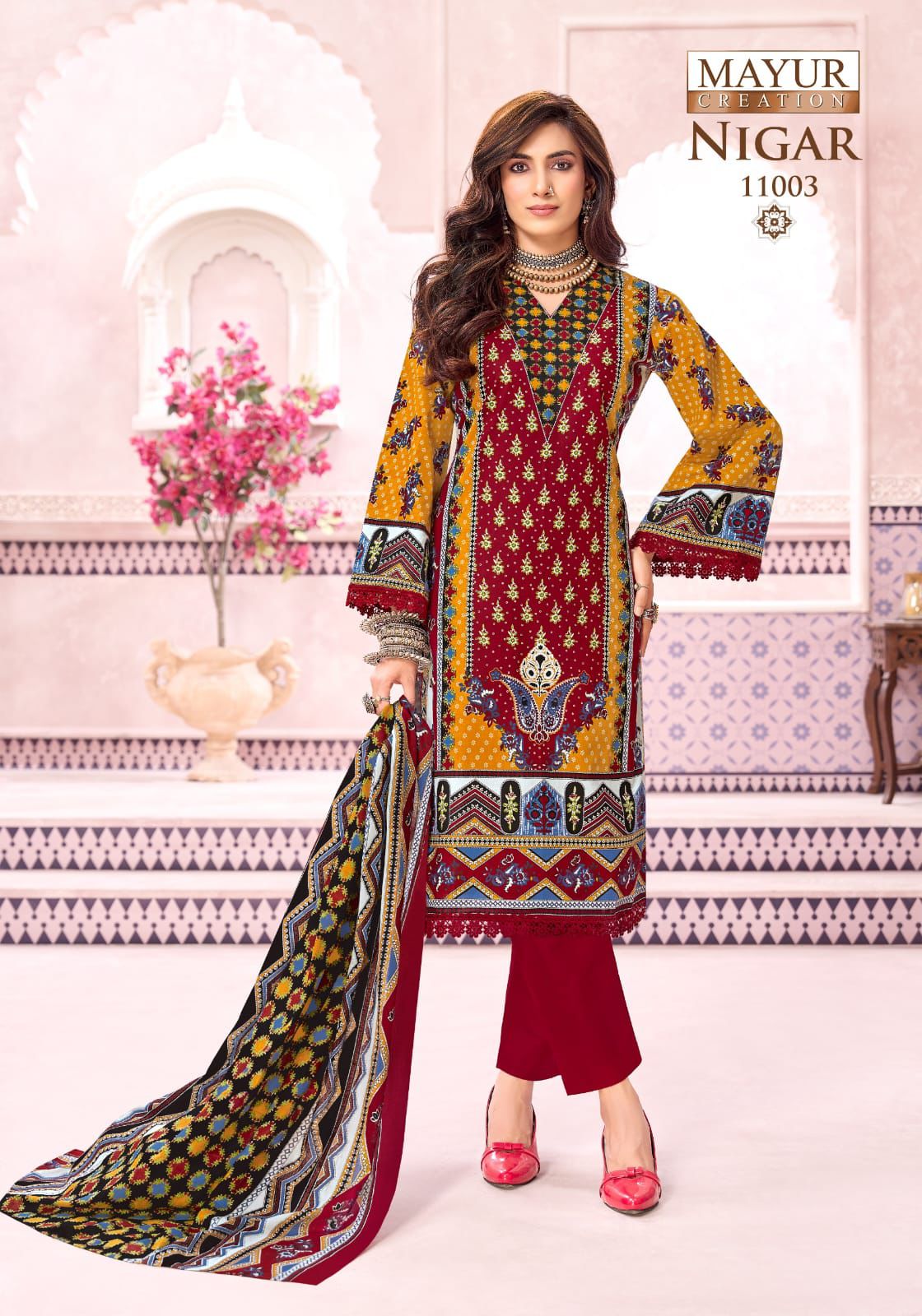 Nigar Vol 11 Mayur Creation Cotton Karachi Salwar Suits Manufacturer India