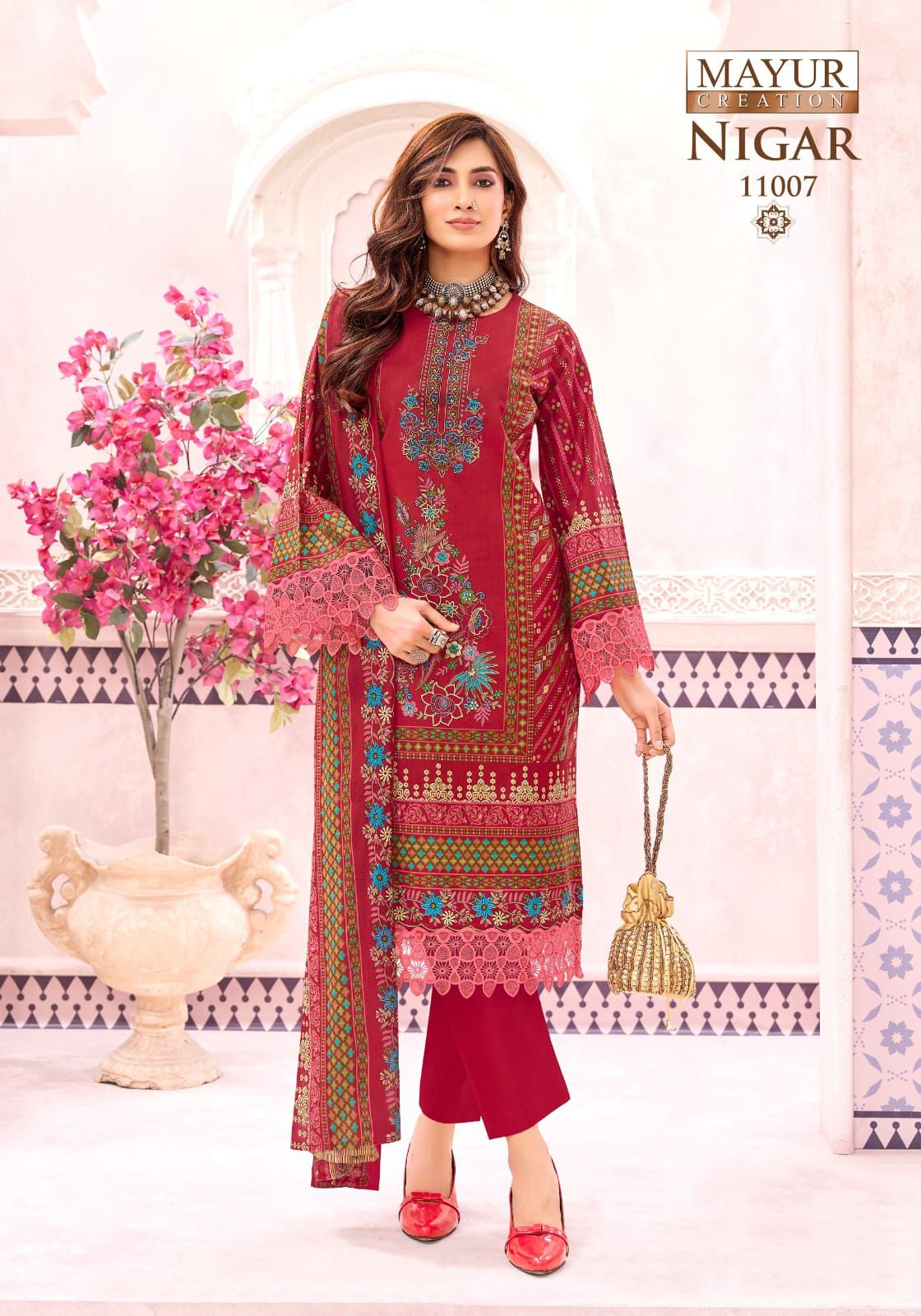 Nigar Vol 11 Mayur Creation Cotton Karachi Salwar Suits Manufacturer India