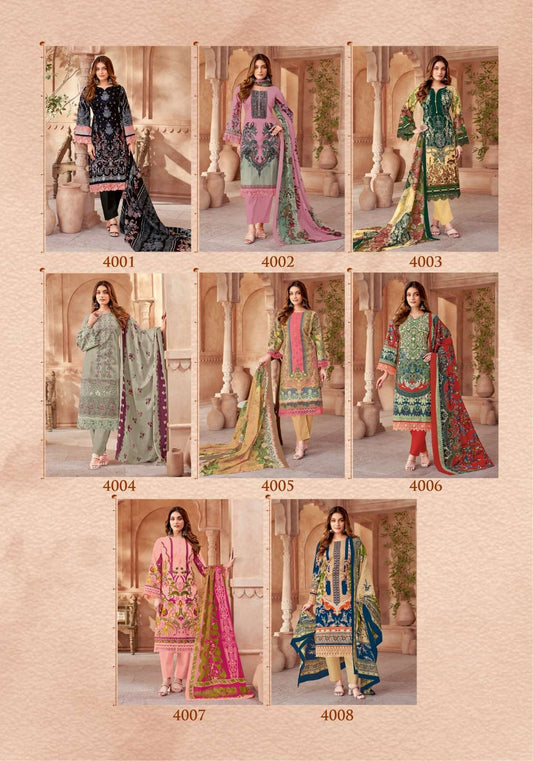 Nigar Vol 4 Mayur Creation Cotton Lawn Karachi Salwar Suits Wholesale Rate