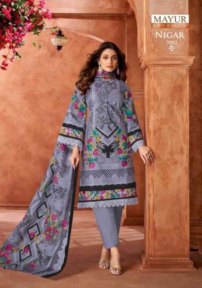 Nigar Vol 7 Mayur Creation Cotton Karachi Salwar Suits Exporter India