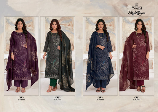 Night Queen Radhika Fashion Jaam Cotton Pant Style Suits Exporter Ahmedabad