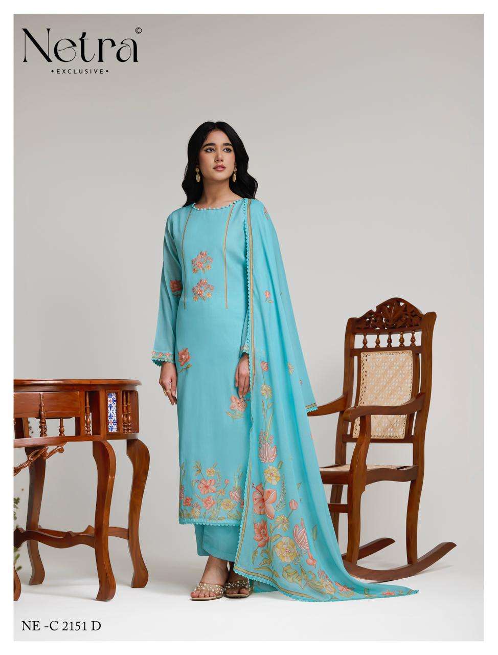 Niha Netra Banarasi Pant Style Suits Supplier Ahmedabad