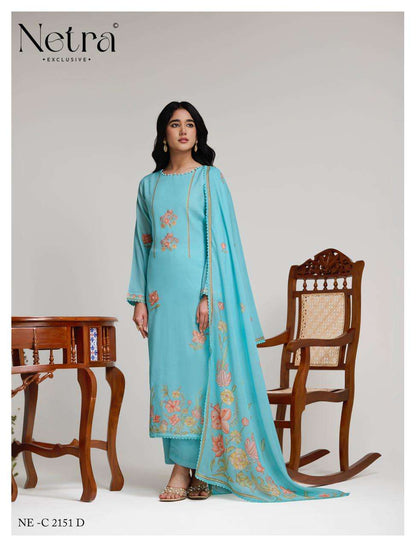 Niha Netra Banarasi Pant Style Suits Supplier Ahmedabad