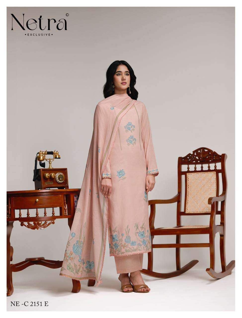 Niha Netra Banarasi Pant Style Suits Supplier Ahmedabad