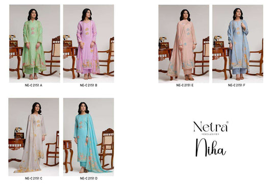 Niha Netra Banarasi Pant Style Suits Supplier Ahmedabad