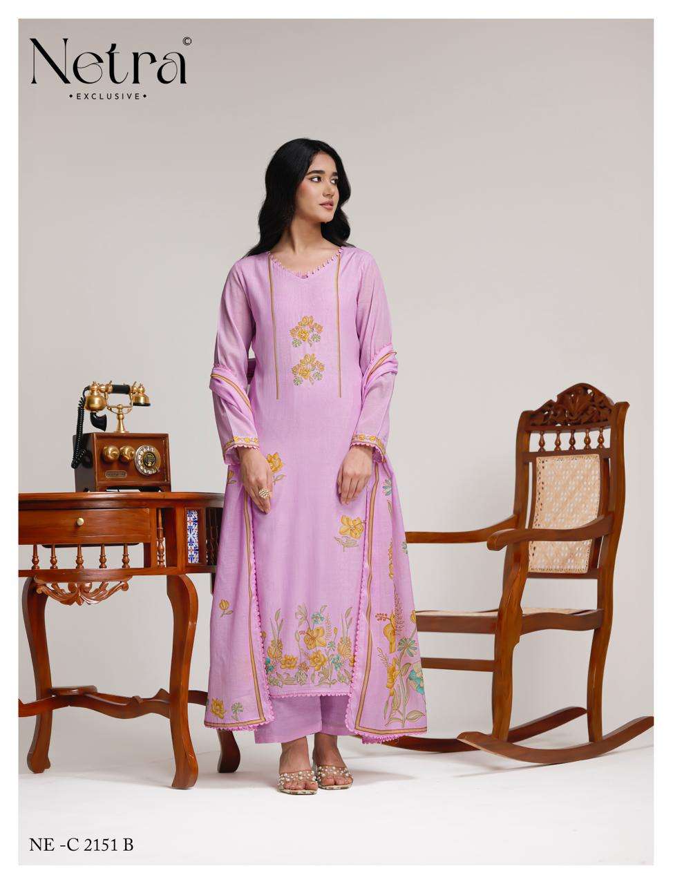 Niha Netra Banarasi Pant Style Suits Supplier Ahmedabad