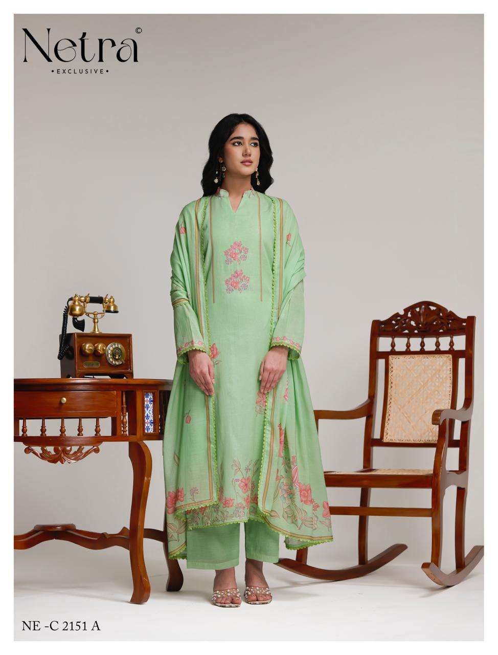 Niha Netra Banarasi Pant Style Suits Supplier Ahmedabad